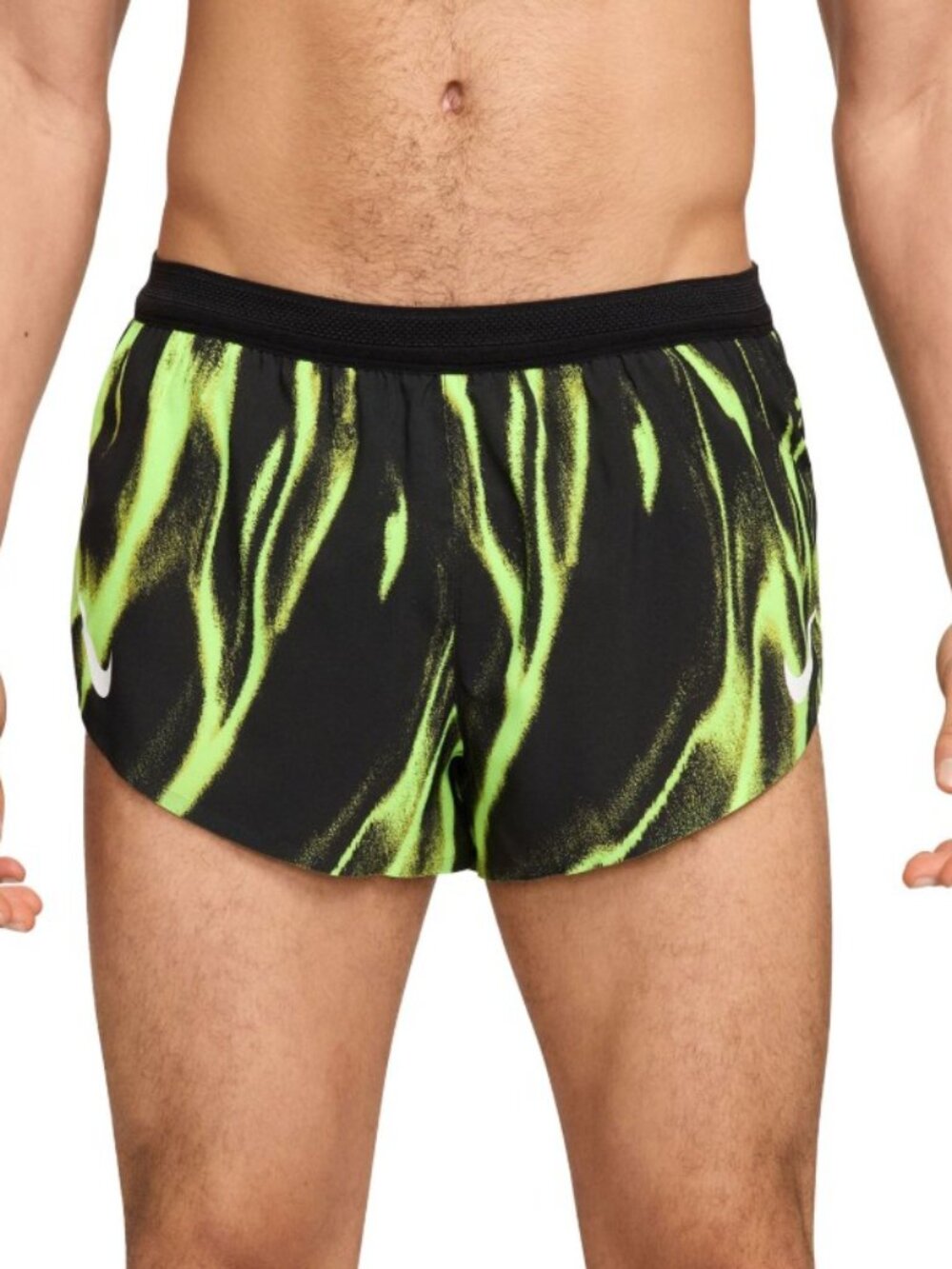 Nike Aeroswift Dri-fit ADV 2" Running Shorts Black/Volt HV2645-702 Mens XL NWT